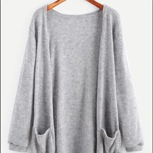 Shein skinny jeans and grey cardigan Size small great condition (2pc set)